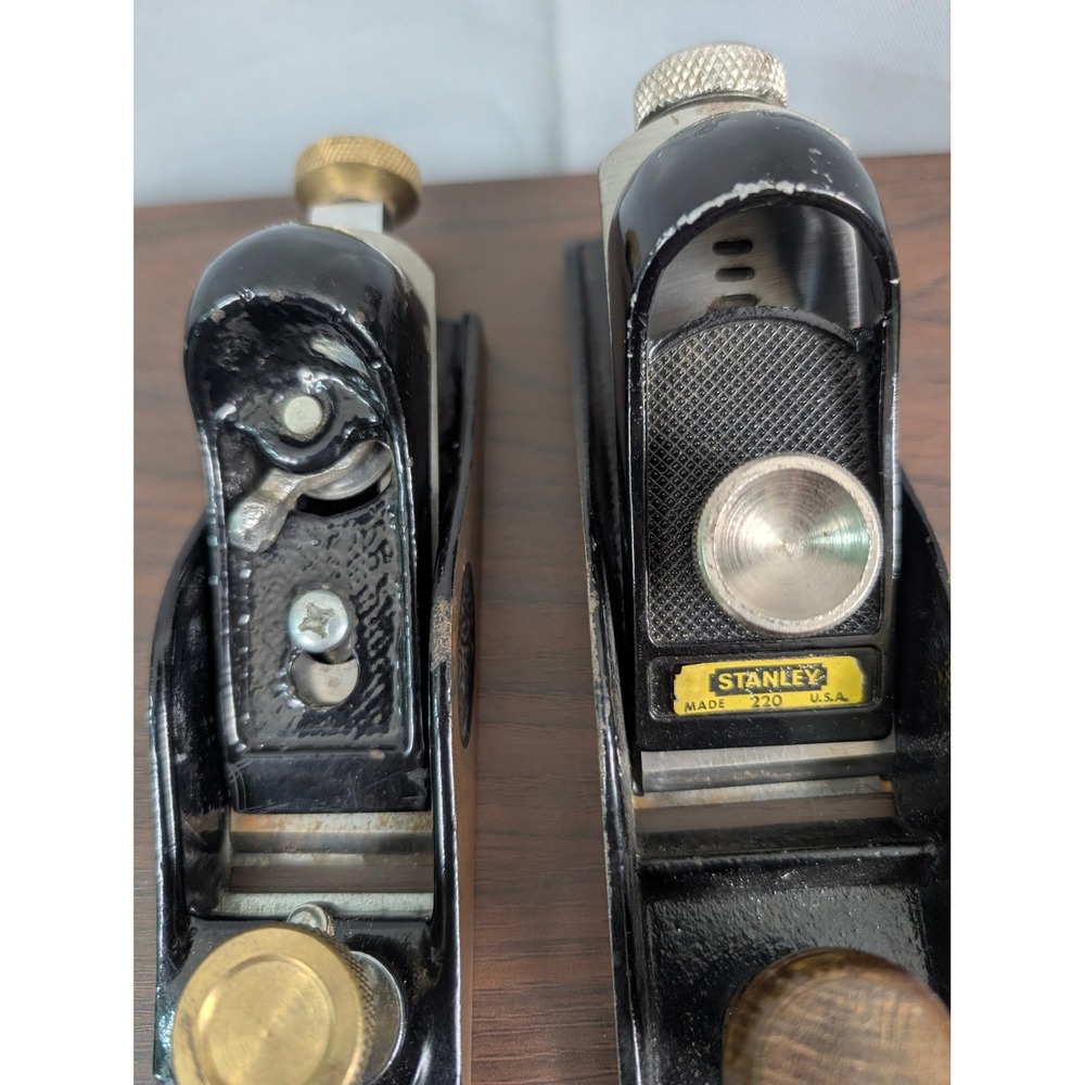 Stanley Block Plane Set Vtg USA/England Made - Picture 7 of 8